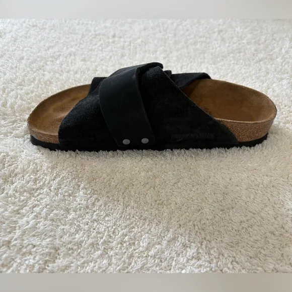 NEW BIRKENSTOCK Women's Uji Nubuck Suede Leather Sandals size 36 / 5