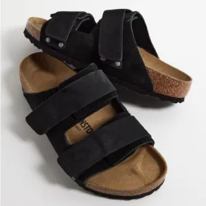 NEW BIRKENSTOCK Women's Uji Nubuck Suede Leather Sandals size 36 / 5