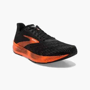 NEW BROOKS men's hyperion tempo running shoes in black/flame/grey