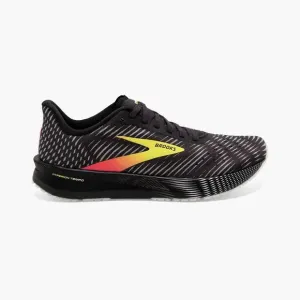 NEW BROOKS men's hyperion tempo running shoes in black/pink/yellow