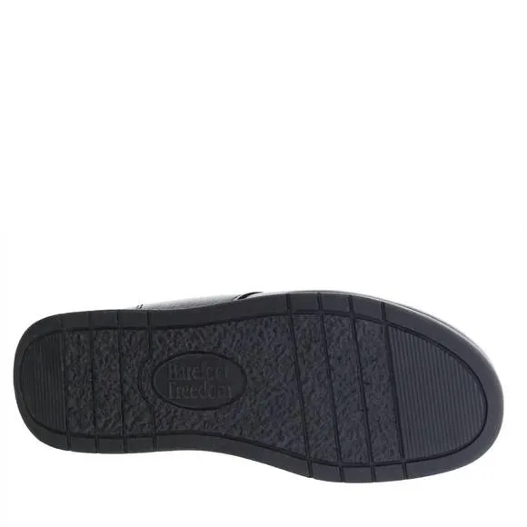 NEW DREW SHOES women's new villager shoe in black soft pebble