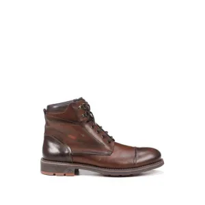 NEW FLUCHOS men's terry tie boot in cognac