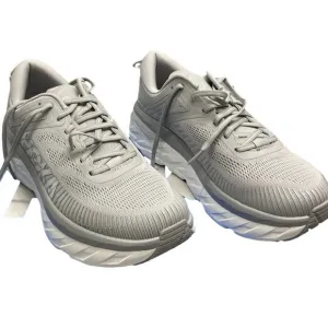 NEW HOKA Bondi 7 Running Shoes – Men’s Size 10 – Gray
