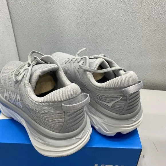 NEW HOKA Bondi 7 Running Shoes – Men’s Size 10 – Gray