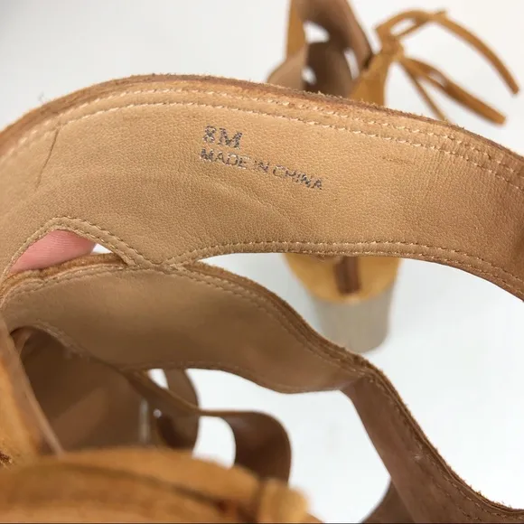 New L. Paolo blocked heel sandals size 8M (box J)