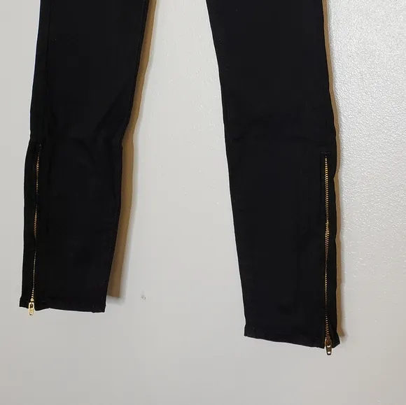 NEW L'AGENCE Sabine Jeans High Rise Ankle Zipper Luxury Womens Jeans Summer Chic
