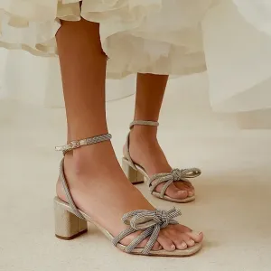 NEW Loeffler Randall Mikel Bow Sandals