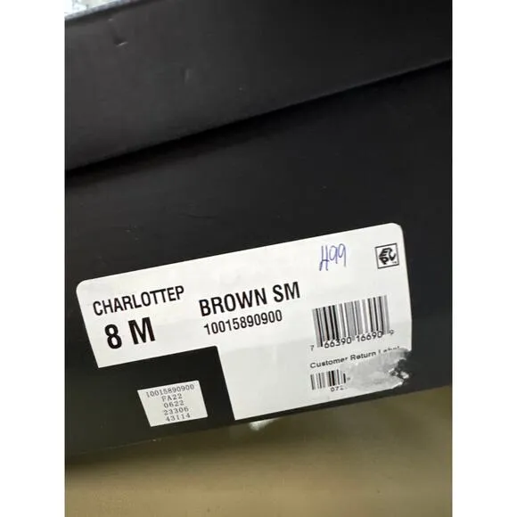 New Mateo for INC Brown International Concepts Charlotte Heeled Boots Size 8