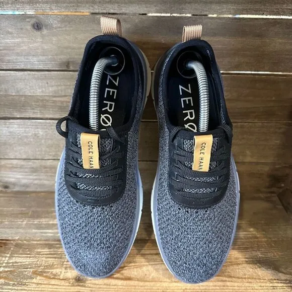 New Mens Cole‎ Haan Generation Zerogrand Stitchlite Knit Gray Sneakers Shoes 8 M