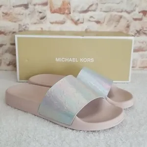 New Michael Kors Gilmore Slide Sandals