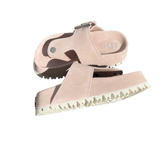 New NAKED WOLFE  Vixen Suede Sandals - Pink Sz 8