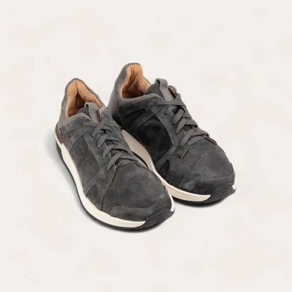 NEW NAOT men's magnify tie shoes - medium in oily midnight/gray
