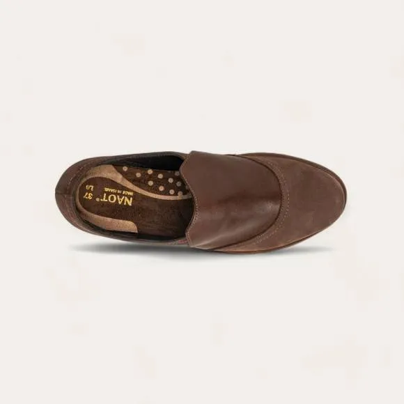 NEW NAOT women's angin slip on shoes - medium in coffee bean/toffee