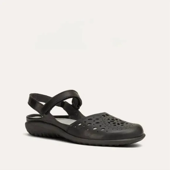 NEW NAOT women's arataki mary jane shoes - medium in black raven