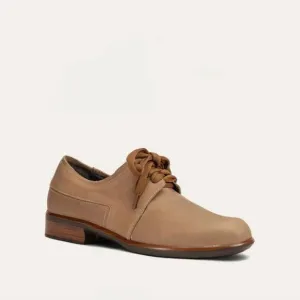 NEW NAOT women's blizzard oxford shoes - medium in bark nubuck