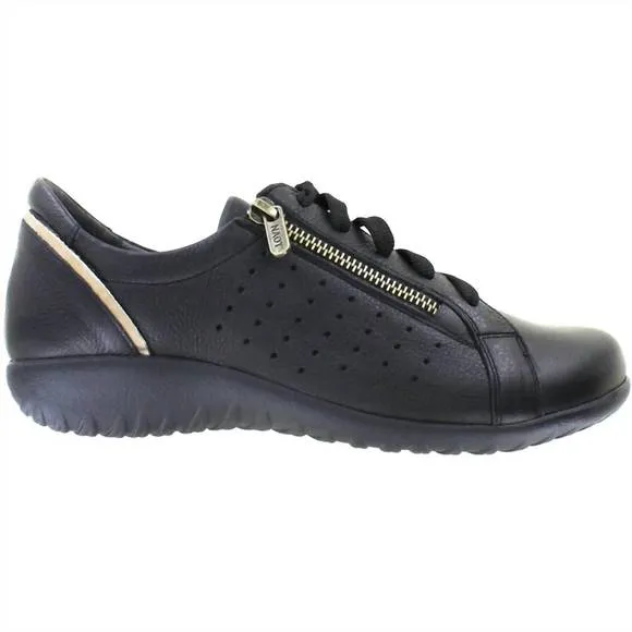 NEW NAOT women's moko shoes - medium in black/khaki beige