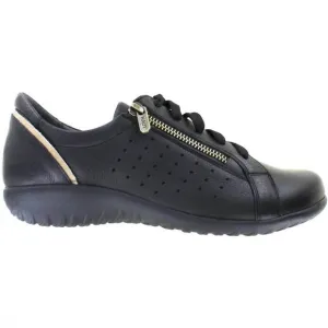 NEW NAOT women's moko shoes - medium in black/khaki beige