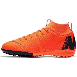 NEW Nike MercurialX SuperflyX 6 Academy TF Shoes AH7370-810 Orange Mens 9.5