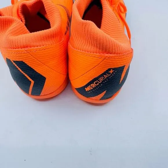 NEW Nike MercurialX SuperflyX 6 Academy TF Shoes AH7370-810 Orange Mens 9.5
