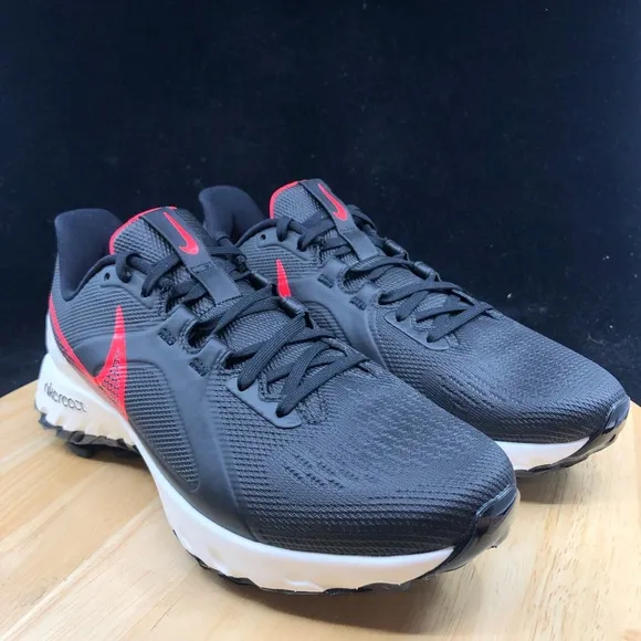 NEW Nike React Infinity Pro Golf Shoes Size 8.5 Black Red White CT6620-002