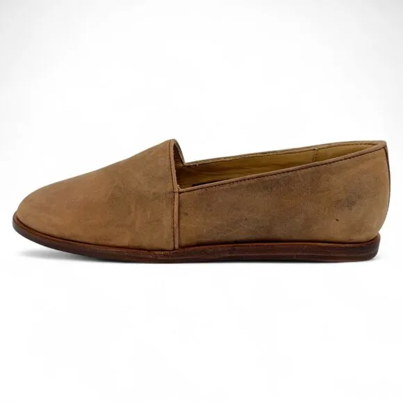 NEW Nisolo Men's Alejandro Slip On Leather Shoes Tobacco Size 8.5