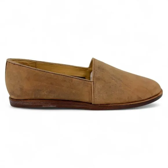 NEW Nisolo Men's Alejandro Slip On Leather Shoes Tobacco Size 8.5
