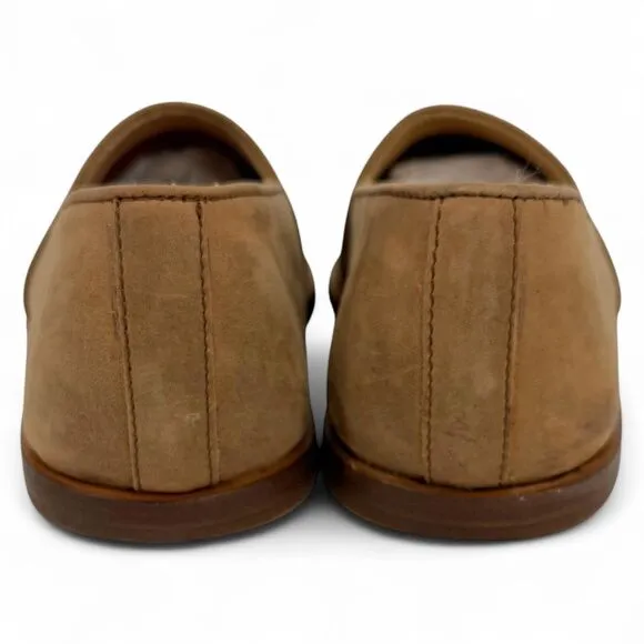 NEW Nisolo Men's Alejandro Slip On Leather Shoes Tobacco Size 8.5