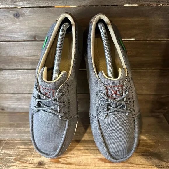 New NWOB Mens Twisted X Zero X Gray Casual‎ Comfort Shoes Sneakers Size 8.5 W