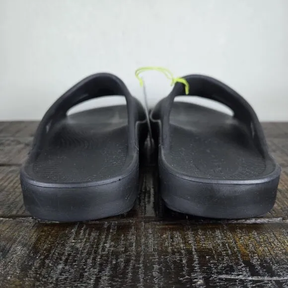 NEW Oofos OOahh Womens Size 5 Recovery Slip-On Comfort Beach Slide Sandals Black