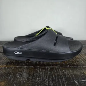 NEW Oofos OOahh Womens Size 5 Recovery Slip-On Comfort Beach Slide Sandals Black