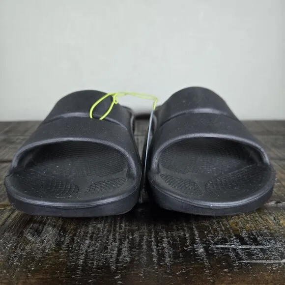 NEW Oofos OOahh Womens Size 5 Recovery Slip-On Comfort Beach Slide Sandals Black