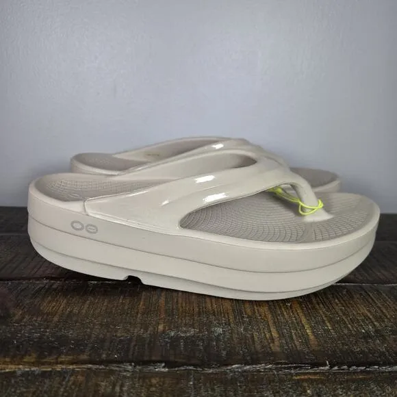 NEW Oofos Oomega Oolala Womens Size 8 Recovery Slip-On Flip Flop Sandals Nomad