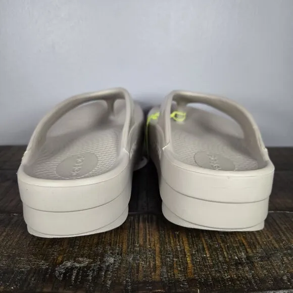 NEW Oofos Oomega Oolala Womens Size 8 Recovery Slip-On Flip Flop Sandals Nomad