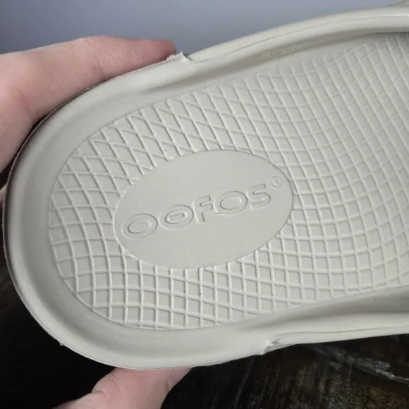 NEW Oofos Oomega Oolala Womens Size 8 Recovery Slip-On Flip Flop Sandals Nomad