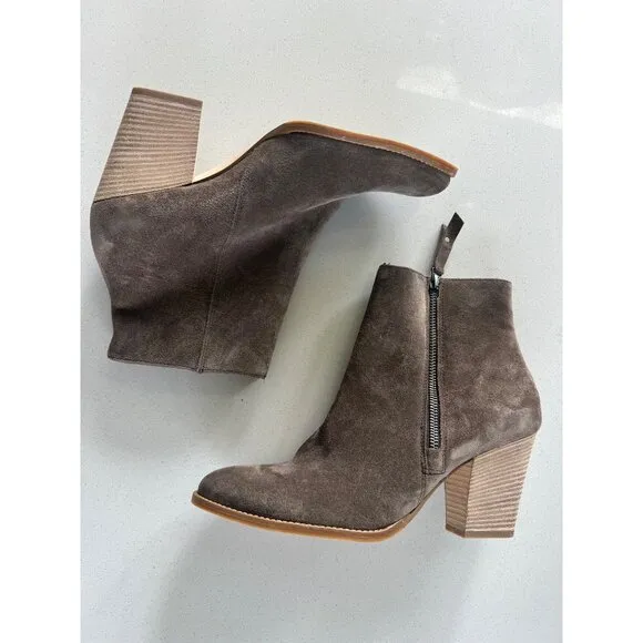 NEW PAUL GREEN REYA EARTH SOFT SUEDE BOOTS SIZE UK 7.5/ US 10