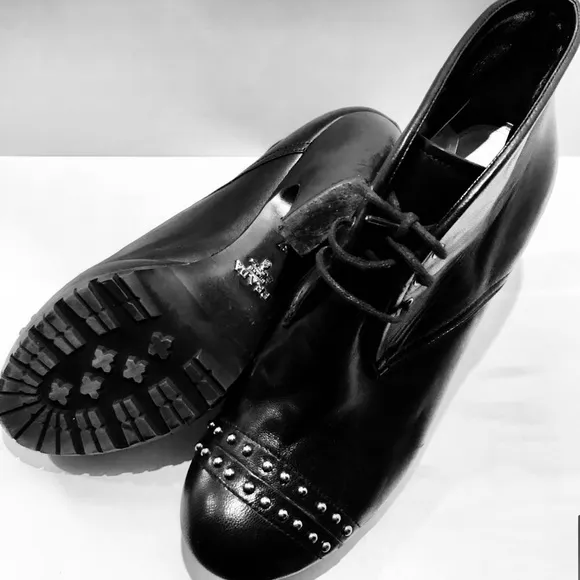 NEW Prada lace up booties