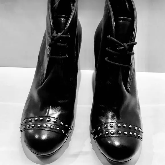 NEW Prada lace up booties