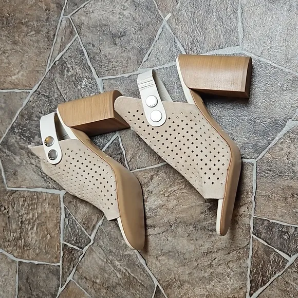 New Rag &amp; Bone Stucco Suede Leigh Open Toe Sandals Sz 7.5