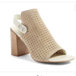 New Rag &amp; Bone Stucco Suede Leigh Open Toe Sandals Sz 7.5