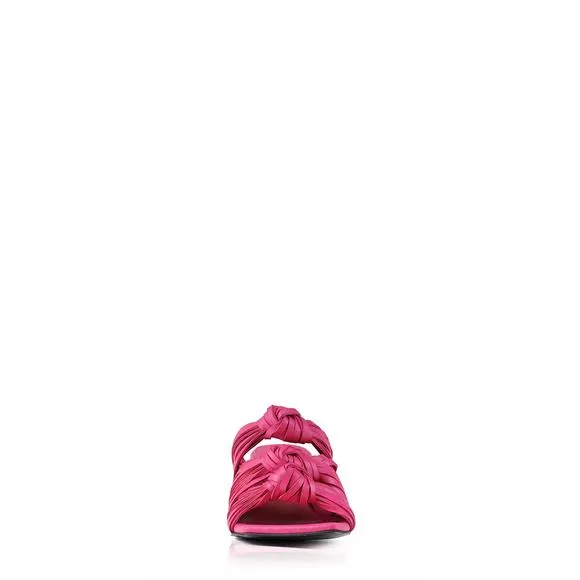 NEW REIKE NEN knotted fringe sandals in fuchsia