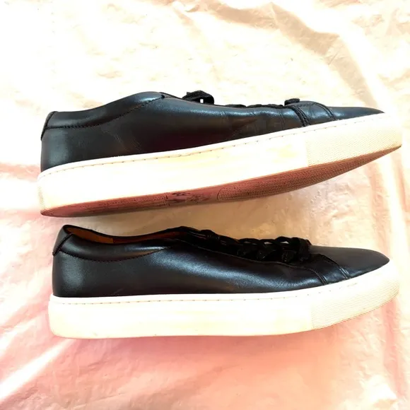 New Republic by Mark Mcnairy Kurt black leather shoes SZ 8.5 Worn 1X