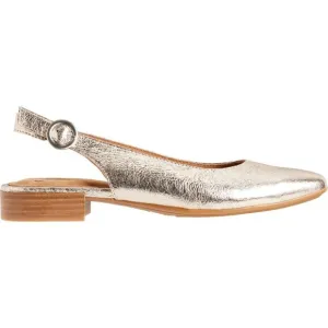 NEW SOFFT Leather Endora Comfort Slingback Ballet Flats champagne 462tn