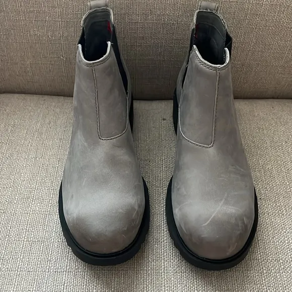 NEW Sorel Emelie II Waterproof Chelsea Boot Gray Size 7