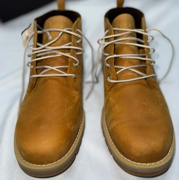 NEW-Timberland Redwood Falls Chukka Waterproof Wheat Mens Boots Size 13