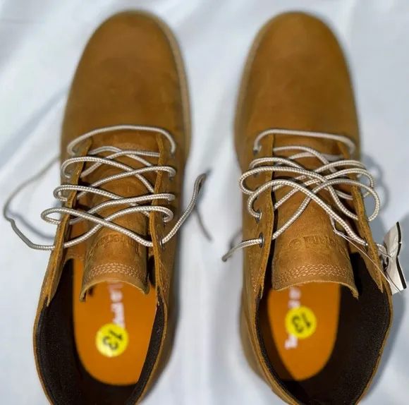 NEW-Timberland Redwood Falls Chukka Waterproof Wheat Mens Boots Size 13