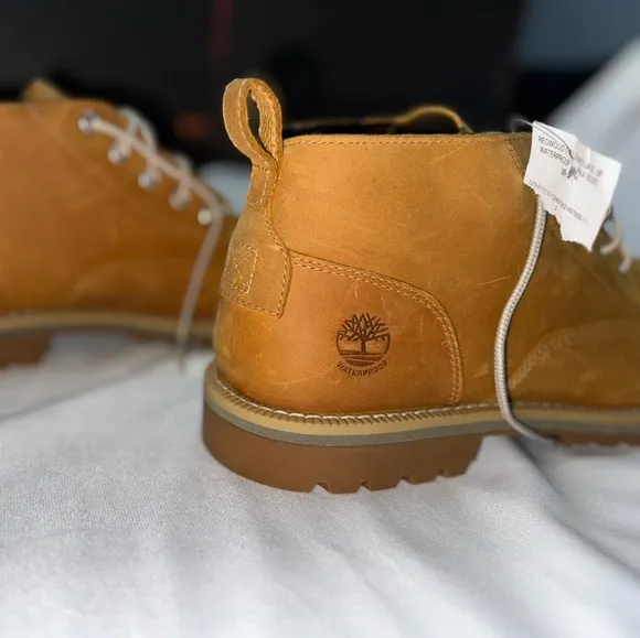 NEW-Timberland Redwood Falls Chukka Waterproof Wheat Mens Boots Size 13