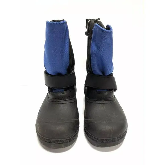 NEW TUNDRA kid's quebec boots in black/royal
