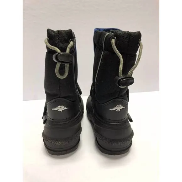 NEW TUNDRA kid's quebec boots in black/royal