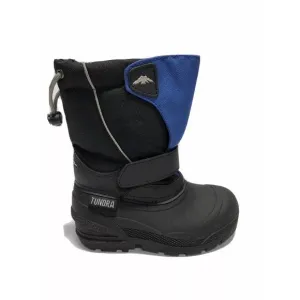 NEW TUNDRA kid's quebec boots in black/royal