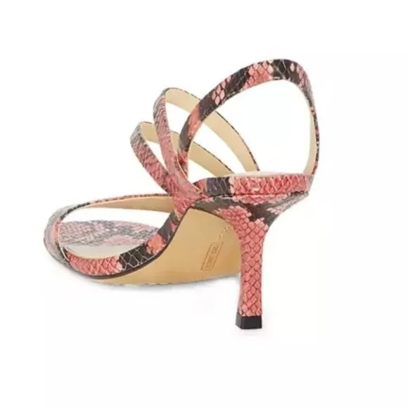 NEW Vince Camuto Snake Print Sandals Size 6M